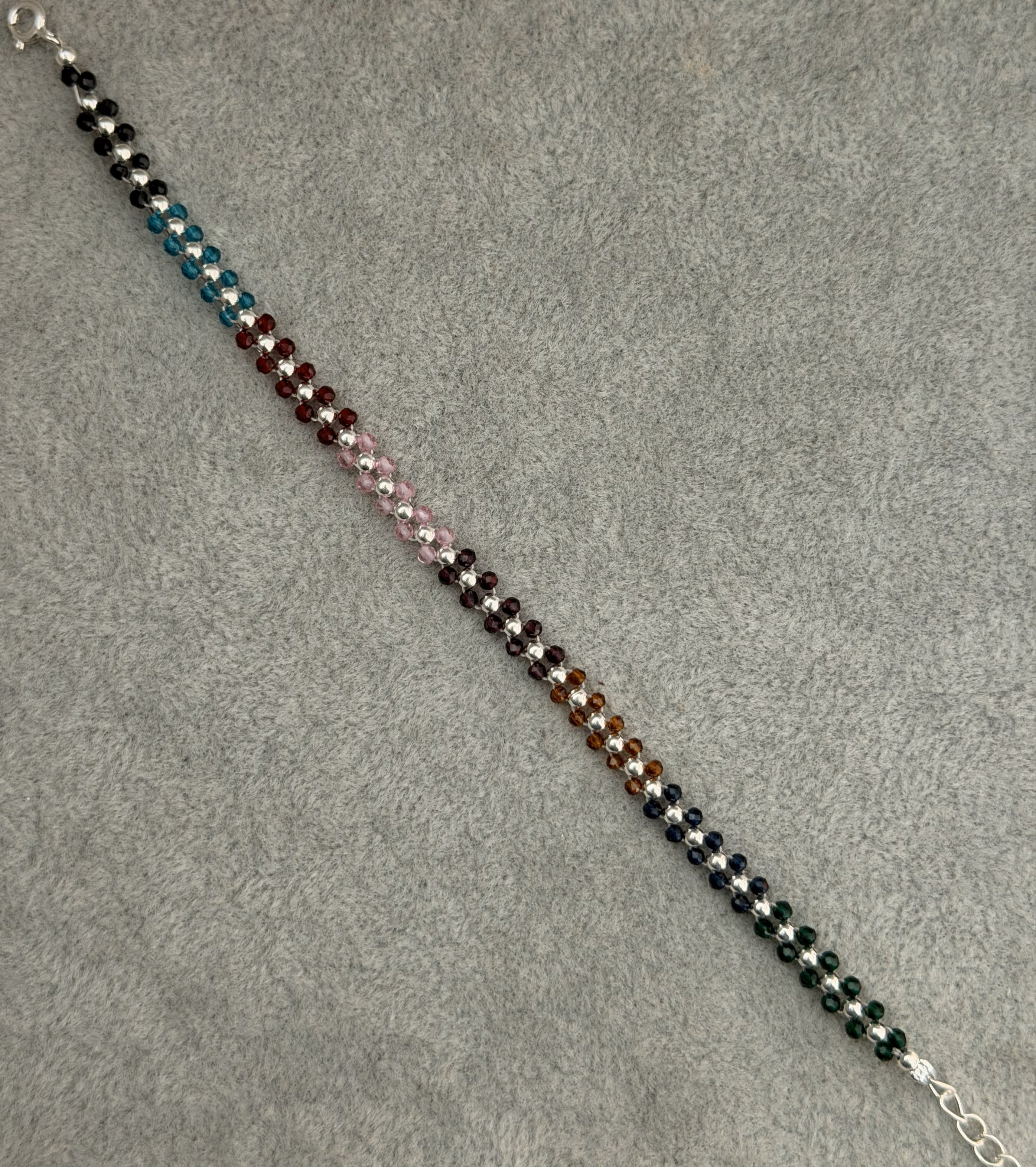 multicolour beads bracelet